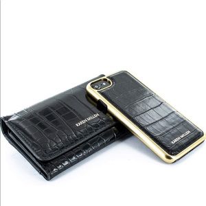 Karen Millen phone case and wallet combo